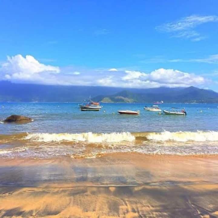 Suite Pe Na Areia- Espaco Independente Na Praia Do Curral Com Localizacao Privilegiada - Simplicidade E Comodidade Com O Por Do Sol Mais Lindo De Ilhabela - Melhor Custo Beneficio Para Ate 4 Pessoas , Na Av Jose Pacheco Do Nascimento Nº 7682 Buitenkant foto